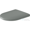 Duravit VITRIUM lecsapódásgátlós wc ülőke, matt világosszürke/fényes fehér 002269FD00