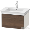 Duravit WHITE TULIP mosdó alá építhető függesztett 1 fiókos alsószekrény,684 x 458 mm,Nordic White Satin Matt Lacquer/American Walnut Solid Wood WT424107739