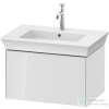 Duravit WHITE TULIP mosdó alá építhető függesztett 1 fiókos alsószekrény,684 x 458 mm,White High Gloss Lacquer WT424108585