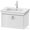 Duravit WHITE TULIP mosdó alá építhető függesztett 1 fiókos alsószekrény,684 x 458 mm,White High Gloss Lacquer WT425108585