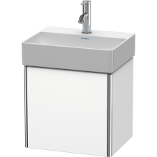 Duravit XSquare szekrény 43.4x34x39.7 cm Függesztett, mosdó alatti fehér XS4060L1818 fürdőszoba bútor