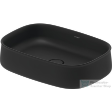 Duravit ZENCHA 550x390 mm-es pultra ültethető mosdó Wondergliss bevonattal, Anthracite matt 23735513791 szaniter
