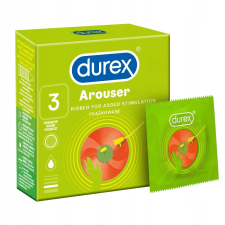 Durex Arouser redőzött felületű óvszer (3 db) óvszer