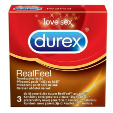 Durex Durex óvszer 3db Real Feel óvszer