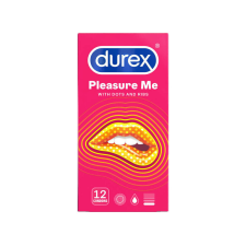 Durex Emoji PleasureMe bordás-pontozott óvszer (12 db) óvszer