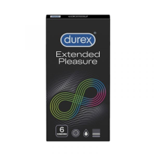 Durex Extended Pleasure óvszer 6db pontozott bordázott gumióvszer óvszer