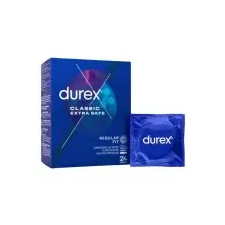 Durex Extra Safe - biztonságos óvszer  Kiszerelés: 24 db (5900627072389) óvszer