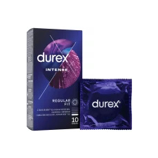Durex Intense - bordázott, pontozott óvszer  Kiszerelés: 10 db óvszer