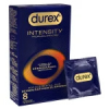 Durex Intensity - vékony, latexmentes óvszer  Kiszerelés: 8 db