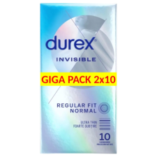 Durex Invisible Extra Sensitive - vékony óvszer (2x10db) óvszer