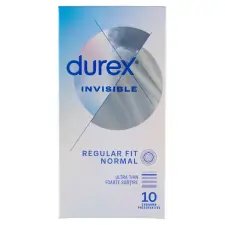 Durex Invisible óvszer 10 db óvszer