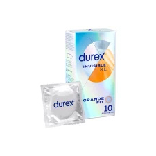 Durex Invisible XL - extra nagy óvszer (10 db) (5949031350072) óvszer