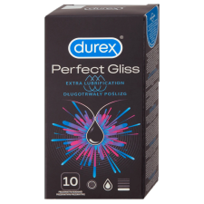  Durex Perfect Gliss megerősített falvastagságú, extra síkosítású óvszer (10 db) óvszer