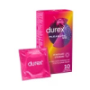 Durex PleasureMe - bordás, pontozott óvszer  Kiszerelés: 10 db