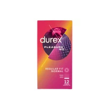 Durex PleasureMe - bordás, pontozott óvszer  Kiszerelés: 12 db óvszer