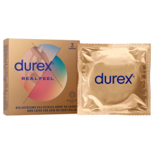 Durex Real Feel - latexmentes óvszer (3db) óvszer