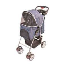 DUVO+ Buggy négykerekű kutyakocsi 80x46x100cm szállítóbox, fekhely kutyáknak