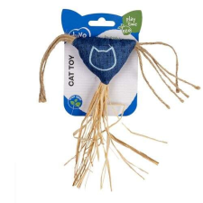 DUVO+ Eco macskajáték catnippel töltve háromszög 3x18x20cm játék macskáknak