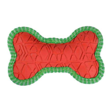  DUVO+ Karácsonyi játék gumiból - csont 15x9,5x3cm kutyafelszerelés