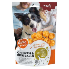DUVO+ Meat! jutaomfalat- golyók csirkével és rizzsel 180g jutalomfalat kutyáknak