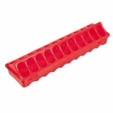 DUVO+ Műanyag baromfi etető kör nyílásokkal 40,5x10,5x8cm haszonállat felszerelés