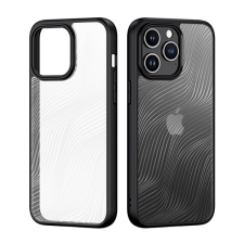 DUX DUCIS Aimo Apple iPhone 15 Pro Magsafe Tok - Átlátszó/Matt Fekete tok és táska