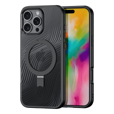 DUX DUCIS Aimo Mag MagSafe tok kitámasztóval iPhone 16 Pro - fekete tok és táska