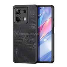 DUX DUCIS AIMO szilikon telefonvédő (ütésállóság, kameravédő, matt, hullám) FEKETE (GP-154773) tok és táska