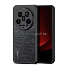 DUX DUCIS AIMO szilikon telefonvédő (ütésállóság, kameravédő, matt, hullám) FEKETE (GP-156069) tok és táska
