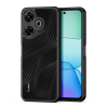 DUX DUCIS AIMO szilikon telefonvédő (ütésállóság, kameravédő, matt, hullám) FEKETE Xiaomi Redmi 13 4G (GP-160612) (GP-160612)