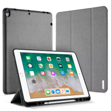 DUX DUCIS Apple iPad Pro 12.9 (2017), mappa tok, Smart Case, Apple Pencil tartóval, Dux Ducis Domo, szürke tablet tok
