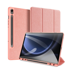 DUX DUCIS Domo öko-bőr tok SAMSUNG Tab S9 FE+ - rózsaszín tablet tok