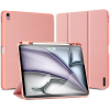 DUX DUCIS Domo Smart Case mappa tok érintőceruza tartó Apple iPad Pro 13 (2024) rózsaszín