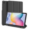 DUX DUCIS DOMO tok álló bőr hatású (aktív FLIP oldalra nyíló TRIFOLD S Pencil tartó textil minta) Xiaomi Redmi Pad SE fekete