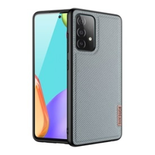 DUX DUCIS Fino szilikon mobiltelefon tok - szürke, rács minta (Samsung Galaxy A32) tok és táska