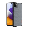 DUX DUCIS FINO szilikon telefonvédő (műanyag belső, közepesen ütésálló, rács minta) SZÜRKE [Samsung Galaxy A22 5G (SM-A226)] (5996591085241)