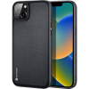 DUX DUCIS FINO szilikon telefonvédő (műanyag belső, ütésállóság, rombusz) FEKETE Apple iPhone 14 Plus (GP-128901) (187747797)