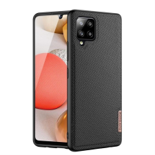 DUX DUCIS Fino telefontok borított nylon anyag Samsung Galaxy A42 5G fekete tok és táska