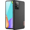 DUX DUCIS Fino Telefontok Borított Nylon Anyag Samsung Galaxy A72 4G Fekete (6934913053669)