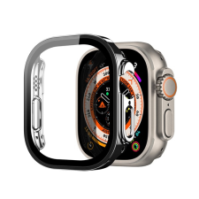 DUX DUCIS Hamo Apple Watch Ultra/Ultra 2 Tok + kijelzővédő - Fekete (49mm) okosóra kellék