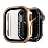 DUX DUCIS HAMO műanyag keret (ütésállóság, fém hatás + kijelzővédő) RÓZSASZÍN Apple Watch Series 9 41mm / Watch Series 8 41mm / Watch Series 7 41mm (GP-140461) (GP-140461)