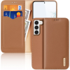 DUX DUCIS Hivo Tok Samsung Galaxy S23+ Flip Cover Pénztárca Állvány RFID Blokkolás Barna (195577774)