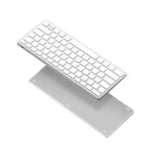 DUX DUCIS LK bluetooth billentyűzet (univerzális, QWERTY, angol nyelvű, alumínium) FEHÉR (GP-193224) tok és táska