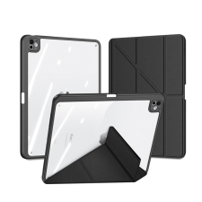 DUX DUCIS Magi iPad Pro 13 (2024) tok pencil tartóval, fekete tablet tok