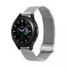 DUX DUCIS mágneses szíj csuklópánt Samsung Galaxy Watch / Huawei Watch / Honor Watch (20mm-es szalag) mágneses csuklópánt ezüst (milánói változat)