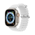 DUX DUCIS Ocean Wave - sport szilikon szíj Apple Watch 42/44/45mm fehér