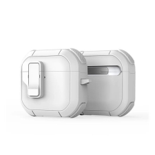 DUX DUCIS PECP AirPods 4 műanyag/szilikon tok, fehér fülhallgató, fejhallgató tok