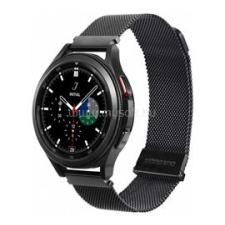 DUX DUCIS pótszíj (univerzális, 20mm, alumínium, milánói, mágneses) FEKETE (GP-142300) okosóra kellék