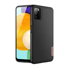 DUX DUCIS Samsung A03s DUX DUCIS FINO szilikon telefonvédő műanyag belső, rombusz, FEKETE tok és táska