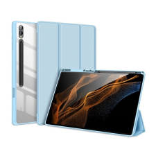 DUX DUCIS Samsung Galaxy Tab S9 Ultra WIFI (SM-X910) toby tok álló, (aktív flip, trifold, s pen tartó) világoskék tablet tok
